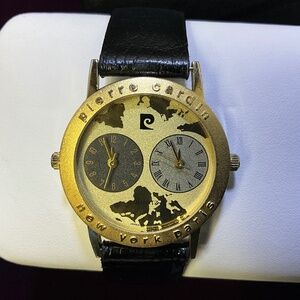 Rare and Vintage Pierre Cardin Paris, Dual Time Watch